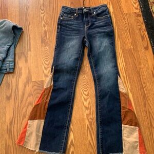 Denim blue Jean  bell bottoms size 10 nova kids retro hippy